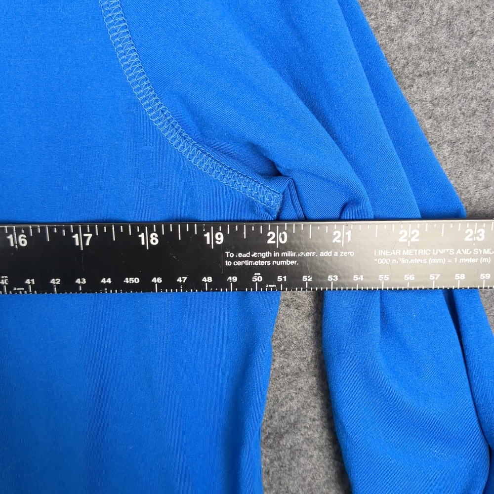 Eddie Bauer Mens Blue Active Fit‎ FreeHeat 1/4 Zip Pullover Sweatshirt Size M - Picture 11 of 12